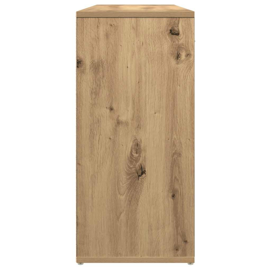 vidaXL Sideboard Artisan-Eiche minimalistisch aus Holzwerkstoff B/T/H: 88 x 30 x 64 cm - Bild 3
