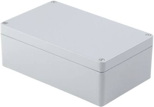 Weidmüller KLIPPON K61 Universal-Gehäuse aus Aluminium, Farbe: Grau, B/T/H: 260 x 160 x 91 mm - Bild 1