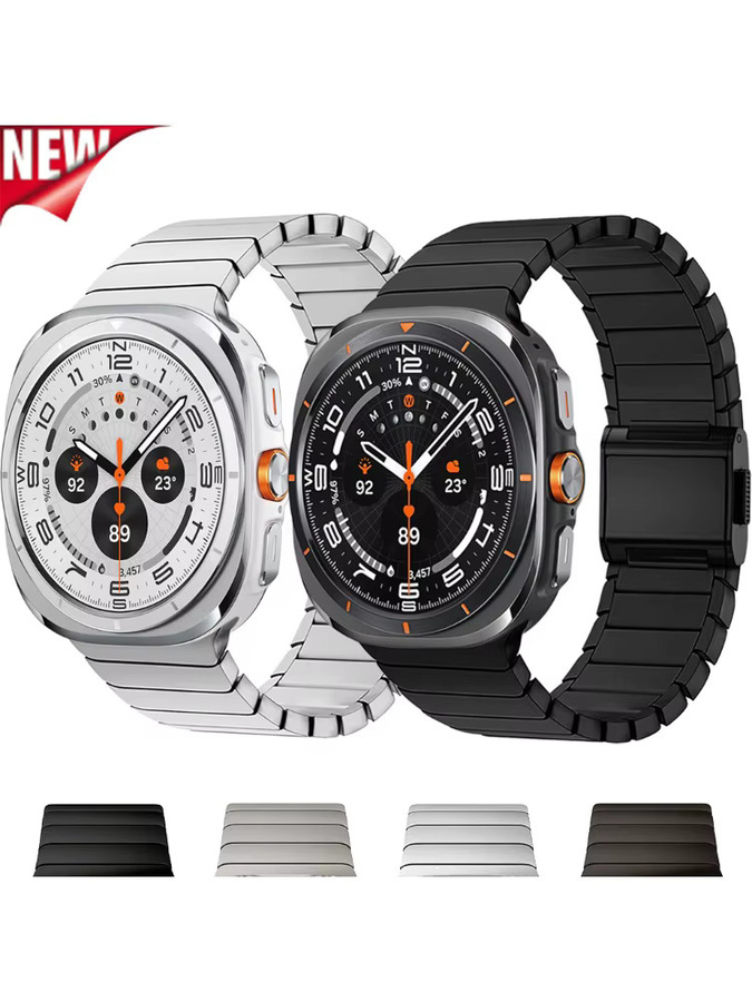 CAOWTAN Uhrenarmband Titan, Silber, Unisex - Bild 5