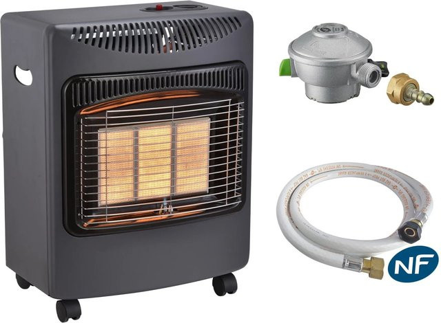 Sannover Gasheizofen Infrarot Daris 4200 W mit Verbindungsset - Bild 1