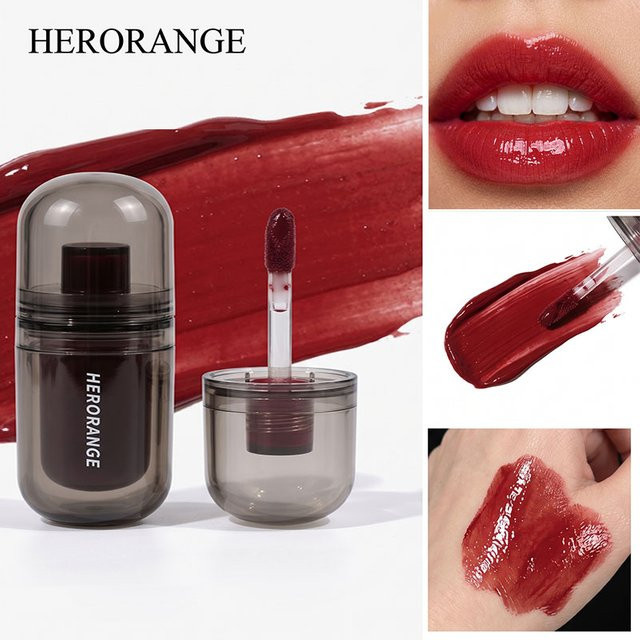 Herorange Lipgloss, Gelber Hautton - Bild 1