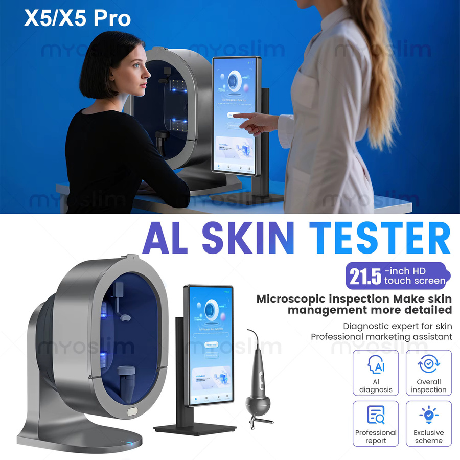 MYOSLIM Gesichtshaut-Analysegerät und Kopfhaut-Analysator, Unisex - Bild 1