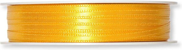 Halbach Satinband aus Polyester, Hellgelb, Breite: 0,3 cm, Länge: 10 m - Bild 1