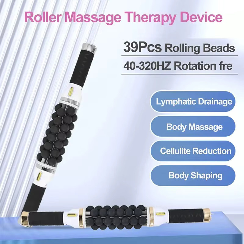 vilnason Elektrische Hochfrequenz-Rollmassage, Gold, Unisex - Bild 2