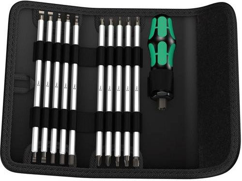 Wera Kraftform Kompakt 88/1 Vario Bit-Satz, 11-teilig, Schwarz-Grün - Bild 1