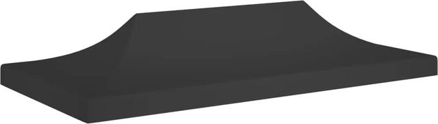 vidaXL Partyzelt-Dach für Faltpavillon in Schwarz, B/T: 6 x 3 m, aus Polyester mit PVC-Beschichtung - Bild 1
