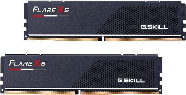 G.Skill Flare X5 DDR5 RAM Kit 64 GB 2 x 32 GB 6000 MHz Schwarz - Bild 1