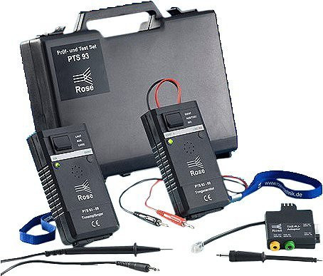 Rose Electronics PTS 93-09 Prüf- und Test-Set Kabelader Suchgerät in Schwarz - Bild 1