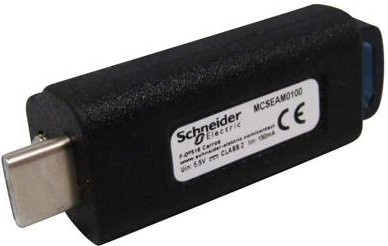 Schneider Electric MCSEAM0100 Erweiterungsmodul mit USB-C in Schwarz - Bild 1