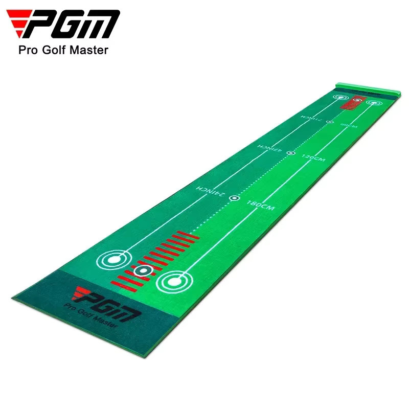 PGM Indoor Golf Putter Matte Samt Übungsteppich in Green, B: 3 m, T: 0,5 m - Bild 1