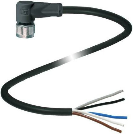 Pepperl+Fuchs 239999-0006 Sensor-Aktor-Steckverbinder konfektioniert, Farbe: Schwarz, Polzahl: 5, Länge: 2 m - Bild 1