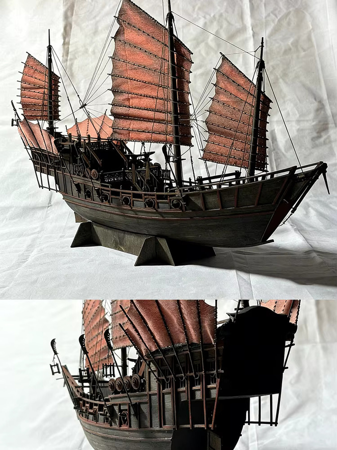 AT 99 MODEL Königin Elizabeth Segelschiff-Montagemodell, 1:96, statischer Modellbausatz - Bild 7