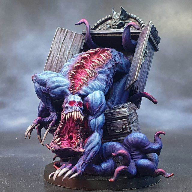 ZKBOZK Schrankmonster Harzmodellfigur als unbemalter Bausatz im Fantasy-Stil - Bild 1