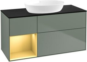 V&B Waschtischunterschrank Finion in Grau lackiert, Breite: 120 cm, Tiefe: 50,1 cm, Höhe: 50,1 cm - Bild 1