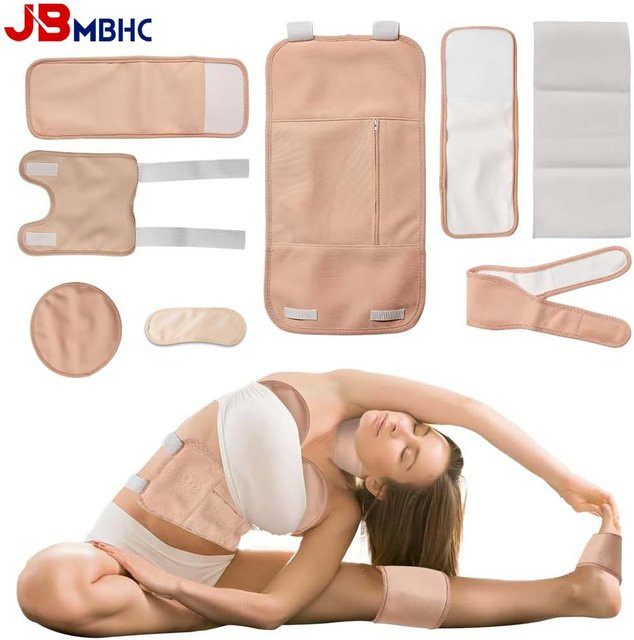 JBMBHC Rizinusöl-Kompressen-Packungen aus Bio-Baumwolle, Körper, Unisex - Bild 1