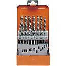 Projahn Spiralbohrer-Set SPEED HSS-Co, 19-teilig, Ø 1–10 mm in silber/orange mit Bohrerkassette - Bild 2