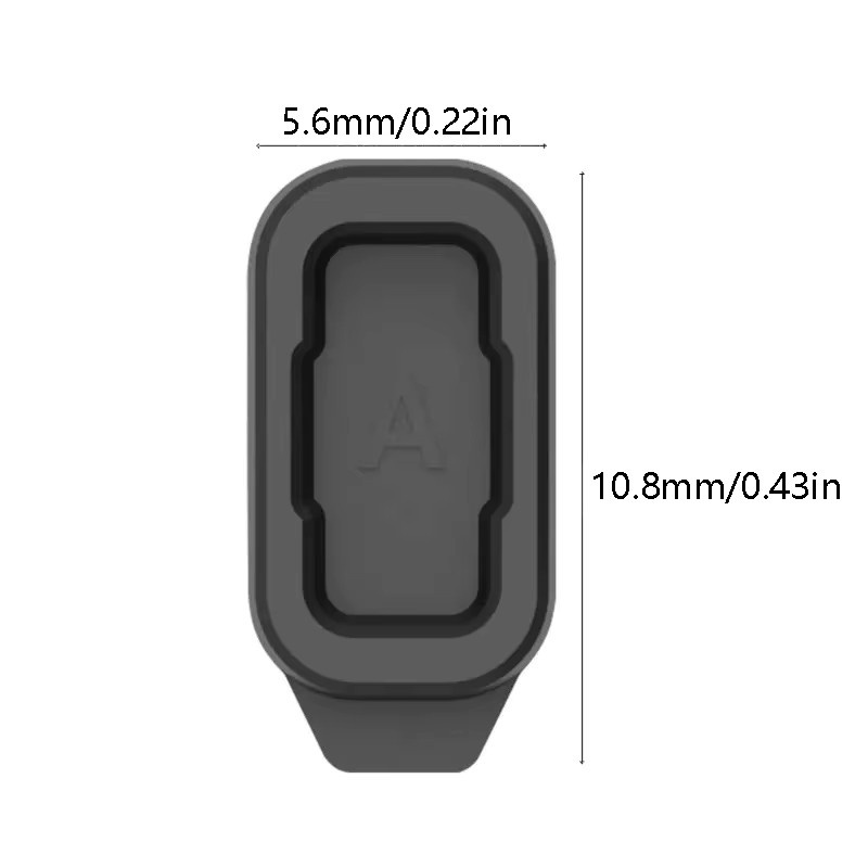 YIFILM Staub Stecker Silikon, Schwarz, Unisex - Bild 5