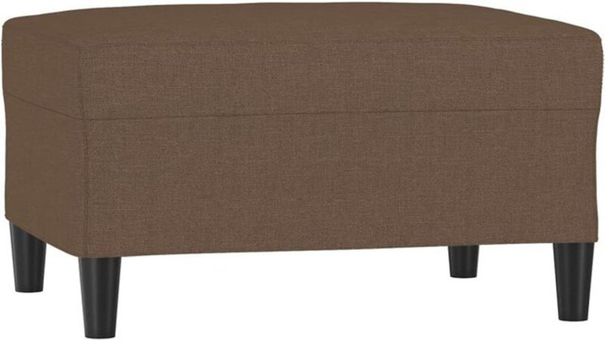 Modern Polsterhocker vidaxl aus Stoff in Braun B: 70 cm, T: 55 cm, H: 41 cm - Bild 1