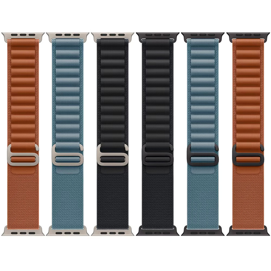 Alpine-Armband für Apple Watch, Textil/NATO, Bunt, Unisex - Bild 2