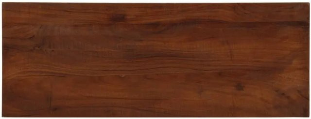 vidaXL Tischplatte aus Massivholz in Braun, rechteckig und rustikal, B/T/H: 70 x 20 x 3,8 cm - Bild 1