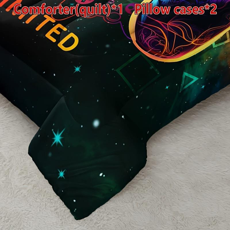 Rote 3D-Bettwäsche mit Textur Design, Bettwäsche-Set mit Bettbezug und Kissenbezug für Einzelbett, Queen, King oder Vollgröße, B/H: 135 x 200 cm - Bild 2