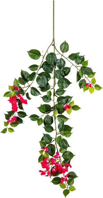 Künstlicher Drillingsblumen-Zweig Felina, Höhe: 83 cm - Bild 1
