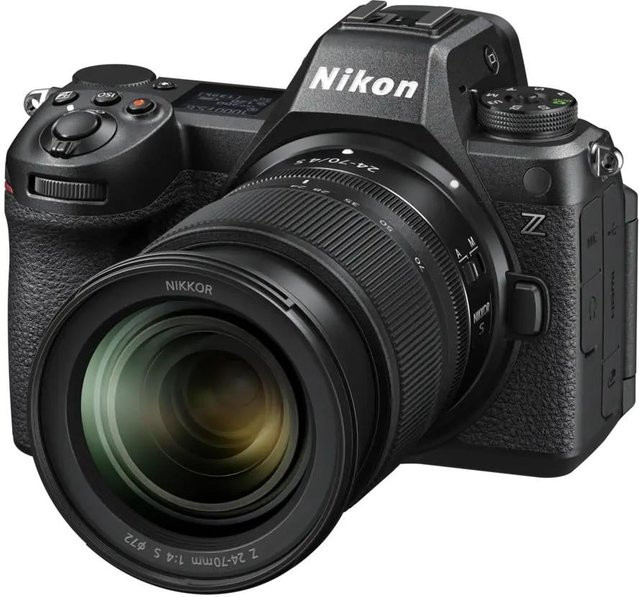 Nikon Z6 III Vollformat spiegellose Kamera mit Nikkor Z 24-70mm f/4,0 S Objektiv in Schwarz - Bild 1