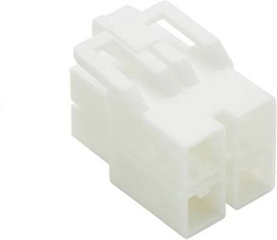 Molex Buchsengehäuse-Kabel mit 4 Polen in Weiß - Bild 1