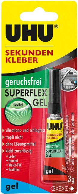 UHU Sekunden Alleskleber Gel 3g - Bild 1