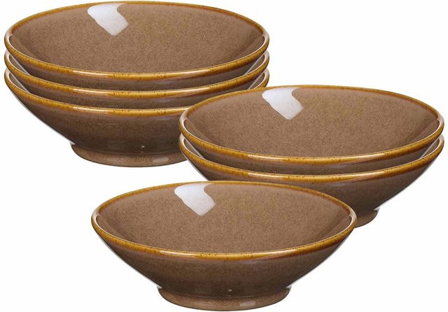 Ritzenhoff & Breker Beilagenschalen Sahara Dip-Bowl aus Keramik, Farbe: Braun, 6er Set, Durchmesser: 14,5 cm - Bild 1