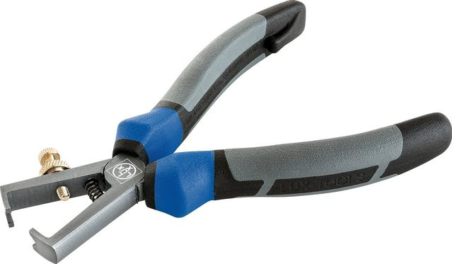 LUX-TOOLS Abisolierzange Professional aus gehärtetem Stahl, Mehrfarbig, Länge: 160 mm - Bild 1