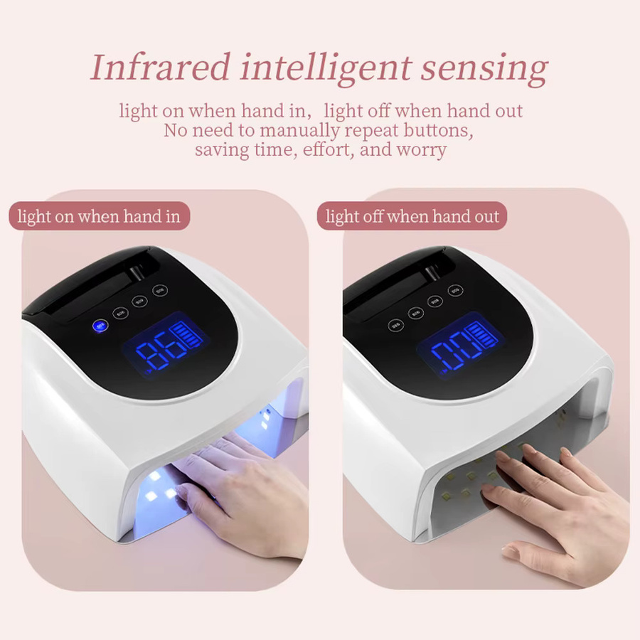 TIMISSFOX X30 White UV-LED Nagellampe, kabellos, Unisex - Bild 3