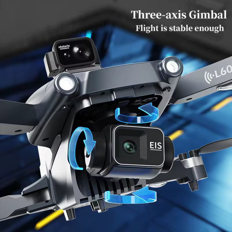 WDSZKMYF L600 Pro MAX Drohne mit 4K HD Kamera, 3-Achsen Gimbal, GPS und Hindernisvermeidung, Grau - Bild 3