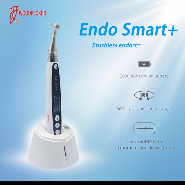 Woodpecker Endo Smart + Dental Endo Motor Wurzelkanal-Behandlungsgerät in Weiß - Bild 1