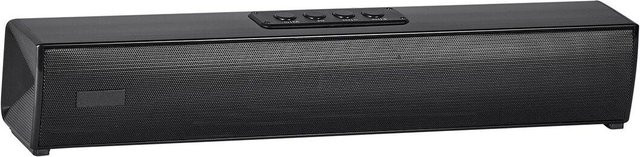 Buying Solutions MB Kompakte 2.0 Kanal Soundbar für Smart TV und Projektor mit Bluetooth und AUX-Anschluss, 80W, Schwarz, Breite: 45 cm - Bild 1