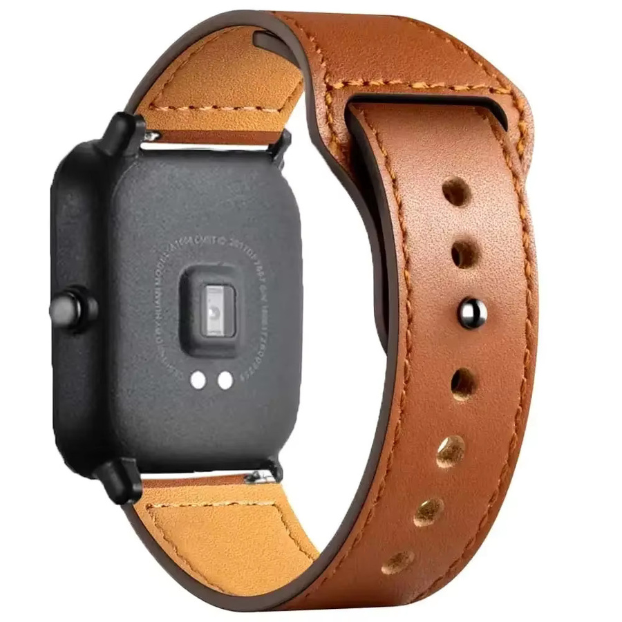 NEY Uhrenarmband Leder, 20 mm, 22 mm, Unisex - Bild 2