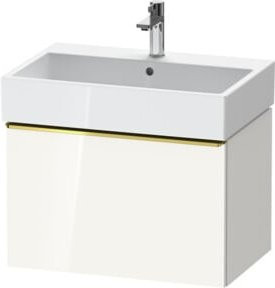 Duravit Waschtischunterschrank D-Neo, wandhängend, Weiß Hochglanz, B/T/H: 68,4 x 44,2 x 44,0 cm - Bild 1