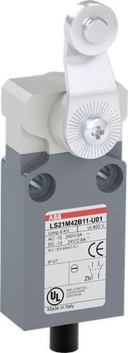 ABB LS21M42B11-U01 Positionsschalter 10A mit Kuppenstößel in Grau aus Zinklegierung - Bild 1