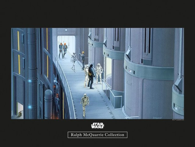 Komar Wandbild Star Wars Elevator Paper Poster Multicolor B: 40 cm, H: 30 cm - Bild 1