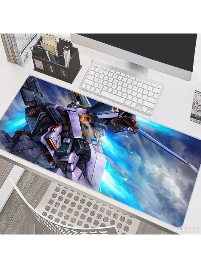Bandai Gundam Gaming Mauspad Multicolor rutschfeste Schreibtischunterlage für PC und Tastatur - Bild 2