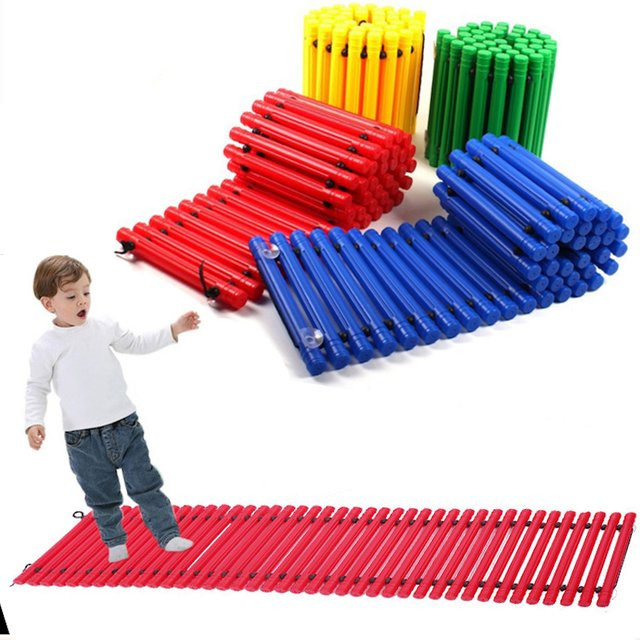 Soulbao Balance Board für Kinder zur Förderung der Koordination und sensorischen Integration in Grün und Multicolour - Bild 1