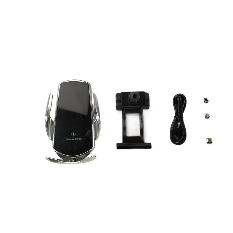 Kabellose 15W Schnellladegerät Auto-Halterung mit automatischer Klemmung für Volkswagen Jetta MK6 (2014-2018), Schwarz - Bild 2