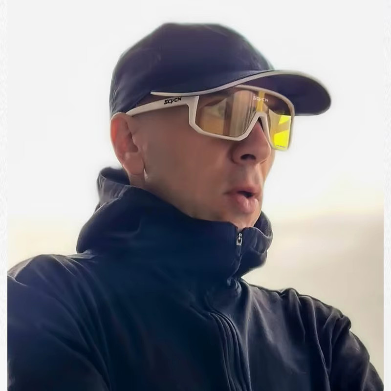 SCVCN Sonnenbrille, Gelb, polarisiert, Vollrand, Unisex, Kunststoff - Bild 2
