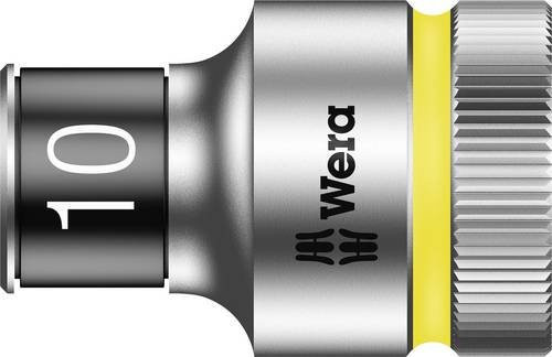 Wera HMC HF Zyklop Steckschlüsseleinsatz Außen-Sechskant 10 mm mit 1/2 Zoll Antrieb in Silber - Bild 1