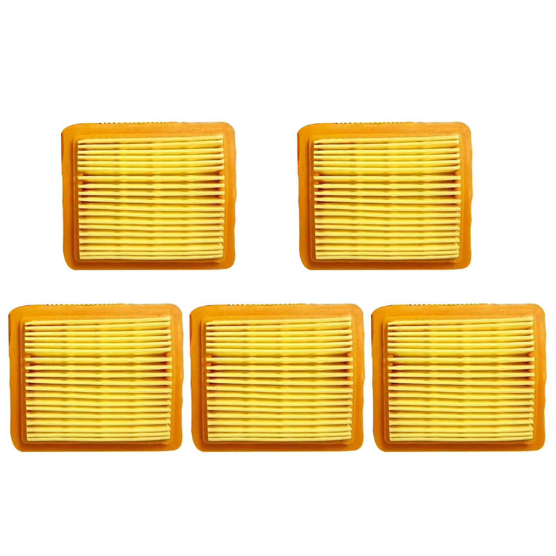 5er Set Luftfilter für Honda GX50 47,9 CC 4-Takt Motoren, Farbe: Gelb, B/T/H: 80 x 70 x 20 mm - Bild 4