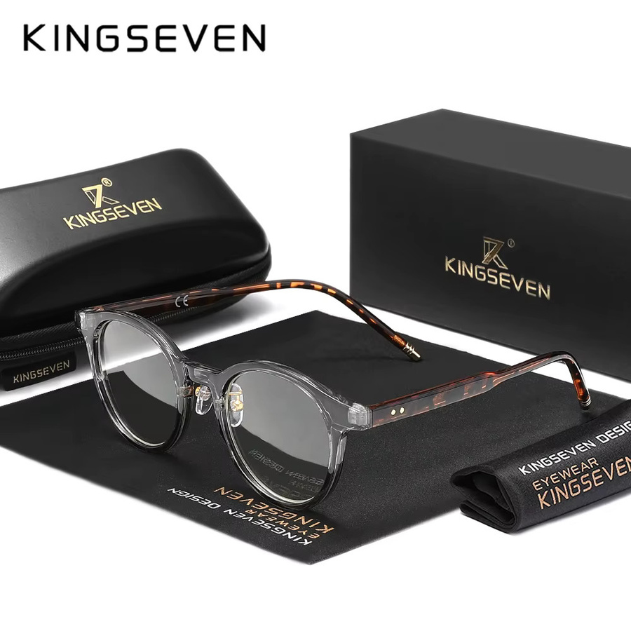 KINGSEVEN Lesebrille, rund, Vollrand, Unisex - Bild 2