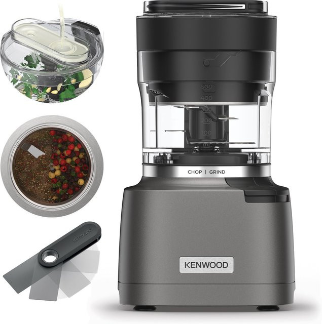 Kenwood DuoPrep 2-in-1 Zerkleinerer und Mühle CHP80.000SI in Anthrazit und Silber - Bild 3