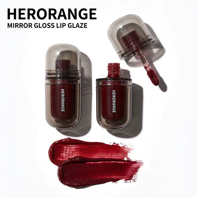 Herorange Lipgloss, Gelber Hautton - Bild 4