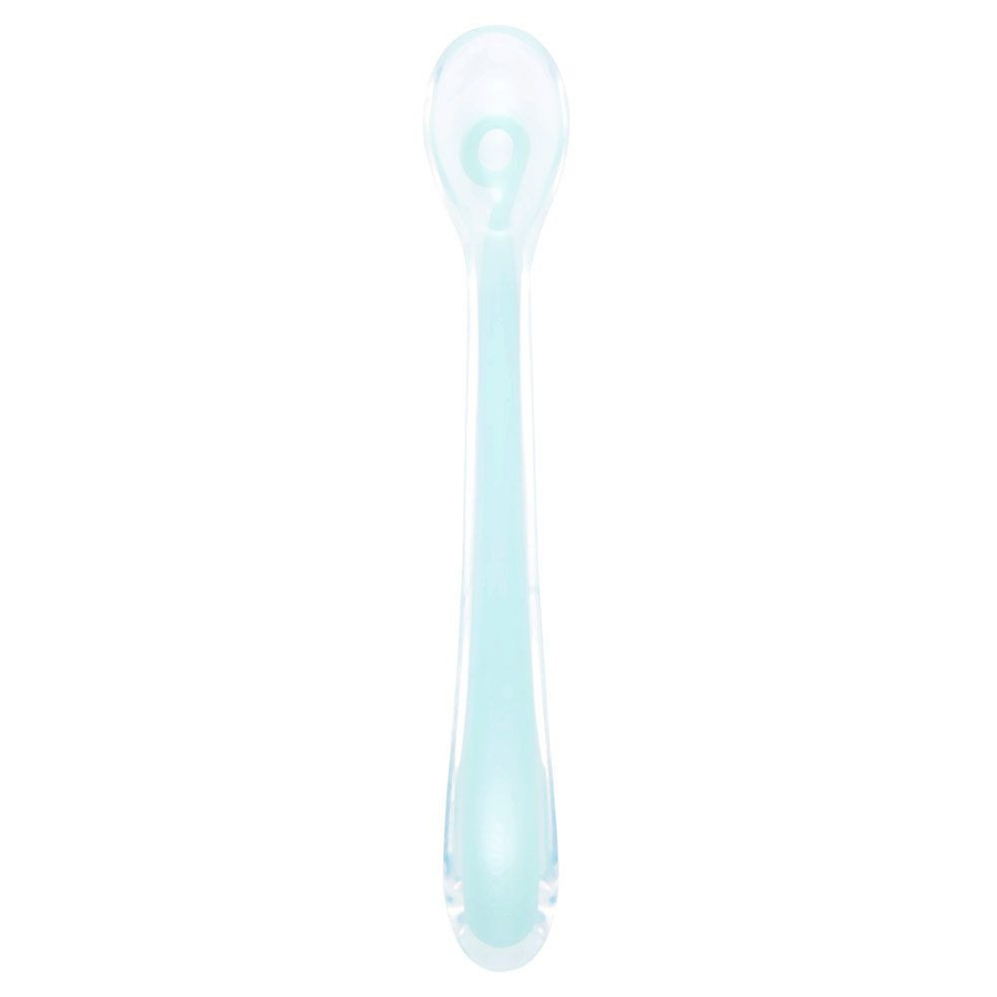 Babymoov Silikon-Löffel in Blau, ergonomisch und BPA-frei - Bild 1
