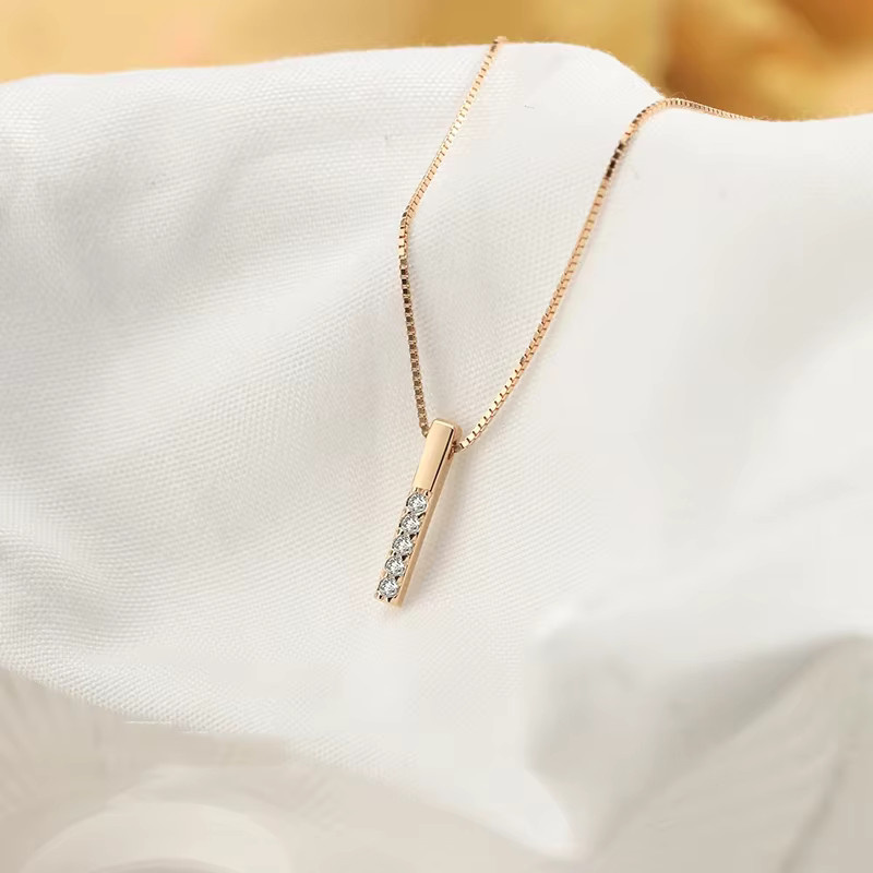 Anhänger Halskette 925 Silber, Zirkonia, Damen - Bild 1